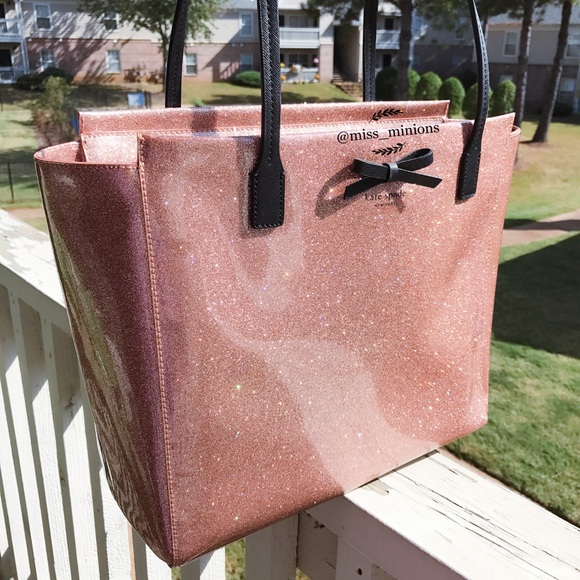 ❗️SOLD❗️Kate Spade Mavis Street Rose Gold Glitter - Picture 2 of 8